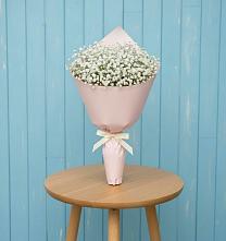 Букет цветов из:  Гипсофила в Павлово Ленинградской области