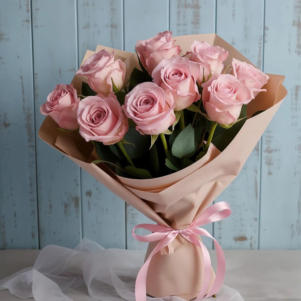 Букет цветов из: Розы в Павлово Ленинградской области