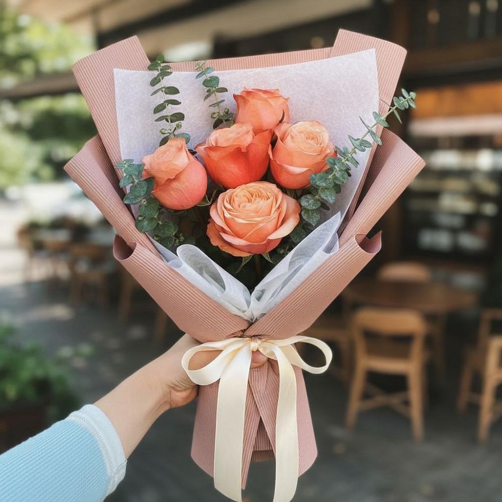 Букет цветов из: Розы в Павлово Ленинградской области