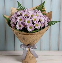 Букет цветов из:  Хризантемы в Павлово Ленинградской области