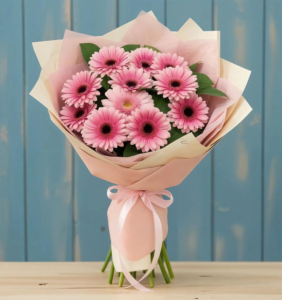 Букет цветов из: Герберы в Павлово Ленинградской области