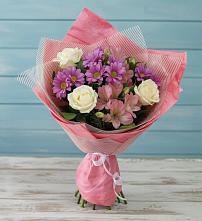 Букет цветов из:  Герберы в Павлово Ленинградской области