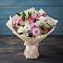 Букет цветов из: Хризантемы, Альстромерии и Розы в Павлово Ленинградской области